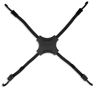 Tack Strap 4-way Bungee 2/pk Black