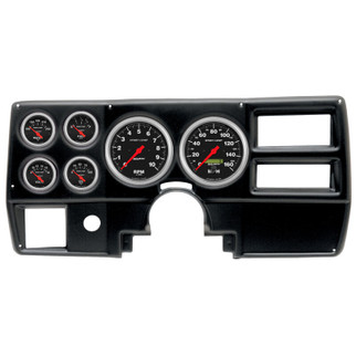 Autometer 84-87 Chevy/GMC Truck (5in x 2 - 2-1/16in x 4) 6-Gauge Direct Fit Dash Kit