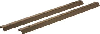 Kentrol 76-95 Jeep CJ7 Wrangler YJ Entry Guards Pair - Powdercoat Black