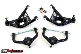 UMI Performance 70-81 GM F-Body Front A-arm Kit Delrin Bushings Tall Ball Joints