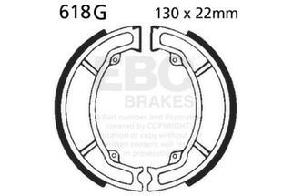 EBC 81-83 Suzuki RM 125 Front Left Sintered HH/R Brake Pads