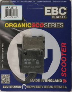 Brake Pads Sfa257/2 Organic