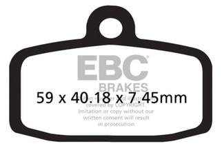 EBC 14-20 Husqvarna TC 85 (SW 17/14 2T) Front Left FA-SFA-X Brake Pads