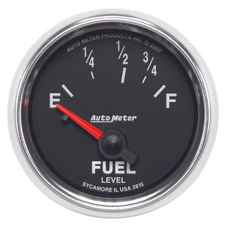 AutoMeter Gauge Fuel Level 2-1/16in. 73 Ohm(e) to 10 Ohm(f) Elec Gs