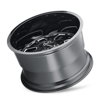 Mayhem 8107 Cogent 20x9 / 6x135 BP / 13mm Offset / 106mm Hub Black w/ Milled Spokes Wheel