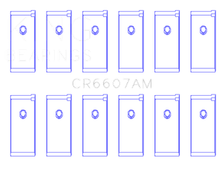 King Engine Bearings Datsun L28 Connecting Rod Bearing Set - Size STD