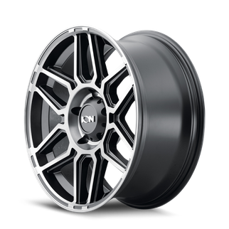ION Type 146 20x9 / 6x139.7 BP / 0mm Offset / 106mm Hub Matte Black W/Machined Dart Tint Wheel