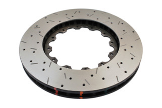DBA 2008+ Mitsubishi EVO 10 T3 5000 Series Drilled and Slotted Front Replacement Rotor w/NAS Nuts KP