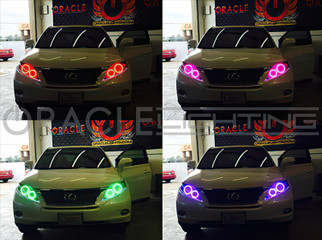 Oracle Lexus RX 350/450h 10-12 Halo Kit - ColorSHIFT w/o Controller