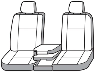 Covercraft 21-25 Ford F150 Carhartt Super Dux SeatSaver Front Row Custom Seat Cover - Gravel