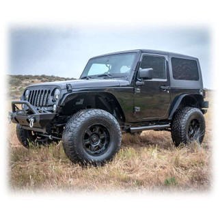 Turn Offroad 07-18 Jeep JK 2 Door Squareback Hardtop 2 Piece Primer (Paintable)