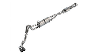 Borla 20-26 Ford F250/F350 SD 7.3L V8 CC SB (160in WB) (SRW) S-Type Cat-Back Exhaust - Blk Chrome