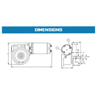 Superwinch Replacement Power Drive - .55hp 60:1 Ratio 12V