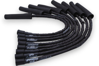 Granatelli 10-14 Ford 6.2L Perf Wire Set w/Inserts/Black Hi-Temp Jacket/Black Fire Sleeve