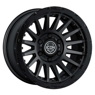 ICON Alloys Recon Pro Satin Black - 18x9 / 6x5.5 / 0mm / 5in BS