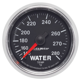 AutoMeter Gauge Water Temp 2-1/16in. 140-280 Deg. F Mechanical Gs