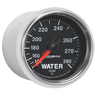 AutoMeter Gauge Water Temp 2-1/16in. 140-280 Deg. F Mechanical Gs