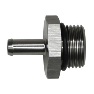 DeatschWerks 10AN ORB Male to 5/16in Male Barb Fitting - Anodized DW Titanium
