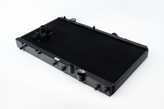 CSF 92-00 Honda Civic w/K-Swap V3 Radiator - Black Finish