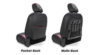 PRP 2018+  Jeep Wrangler JL/2 door/ Non-Rubicon Front Seat Covers (Pair) - Black/Grey
