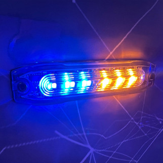 Putco Stinger Lighthead w/ Amber/White/Blue Strobe LED - 1 LED Light