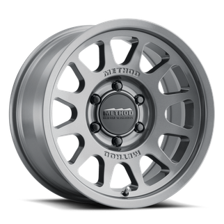 Method MR703 Bead Grip HD 18x9 +40mm Offset 6x5.5 95.25mm CB Gloss Titanium Wheel