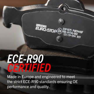 Power Stop 00-04 Volvo V40 Euro-Stop ECE-R90 Front Brake Pads