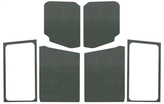 DEI 18-23 Jeep Wrangler JL 2-Door Boom Mat Complete Headliner Kit - 7 Piece - Gray
