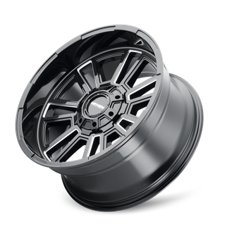 Mayhem 8115 Apollo 20x9 / 6x135 BP / 0mm Offset / 106mm Hub Black w/ Milled Spokes Wheel