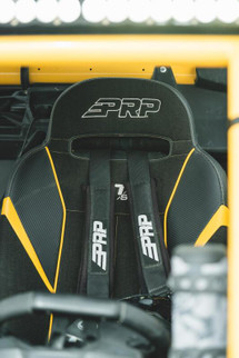 PRP 4.2 Harness with Latch / Link Lap Belt- Black