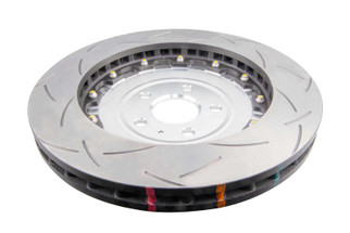 DBA 16-20 Audi TT-RS Quattro Front 5000 Series Slotted Rotor w/Silver Hat
