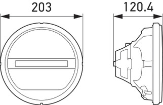 Hella Headlamp INSERT GR 1F8