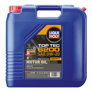 LIQUI MOLY 20L Top Tec 6200 Motor Oil SAE 0W20