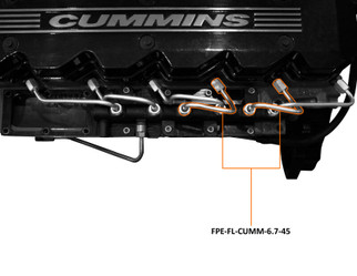 Fleece Performance 07.5-18 Dodge Ram 2500/3500 6.7L Cummins Fuel Injection Line (4 & 5)