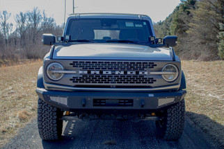 Fishbone Offroad 2021+ Ford Bronco Front Bumper - Black