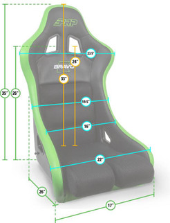 PRP Bravo Composite Seat