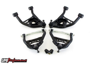 UMI Performance 64-72 GM A-Body Front A-arm Kit 1/2in taller upper ball joints