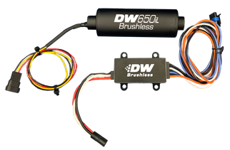 DeatschWerks DW650iL Series 650LPH In-Line External Fuel Pump w/ Single/Dual-Speed Controller