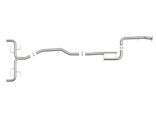 aFe 17-21 Alfa Romeo Giulia L4-2.0L (t) Mach Force-Xp 2in to 2-1/2in 304SS Cat-Back Exhaust