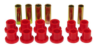 Prothane 66-72 Ford F100 4wd Spring & Shackle Bushings - Red