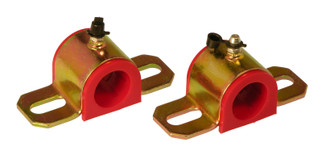 Prothane Universal Greasable Sway Bar Bushings - 24MM - Type A Bracket - Red