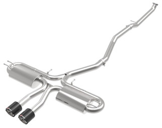 aFe Takeda 3in 304 SS Cat-Back Exhaust System w/ Carbon Tips 2017+ Honda Civic Si (4dr) I4 1.5L (t)
