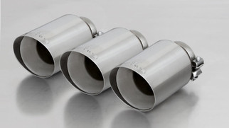Remus 2018 Honda Civic Type-R FK8 2.0T 102mm Straight Chrome Tail Pipe Set (Triple Tip)