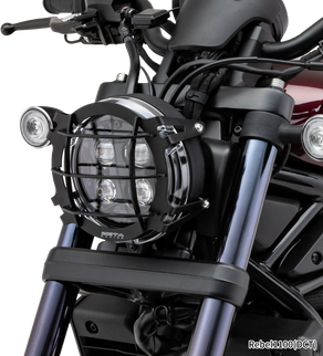 Headlight Guard Black Hon