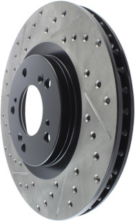 StopTech 00-09 S2000 Slotted & Drilled Right Front Rotor