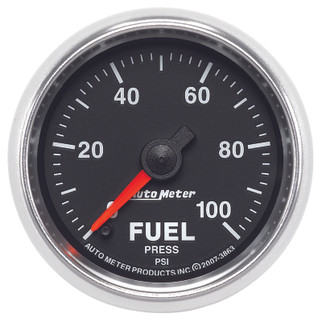Innovate MTX Analog Fuel Pressure 0-100psi Gauge Kit - Black Dial