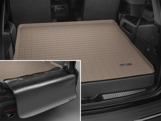 WeatherTech 15+ Cadillac Escalade Cargo Liner w/ Bumper Protector - Tan