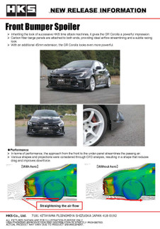 HKS BODY KIT TYPE-S GR COROLLA R-Spoiler