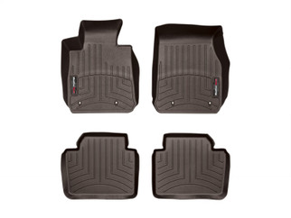 WeatherTech 2014+ BMW 2-Series Front & Rear FloorLiner - Cocoa