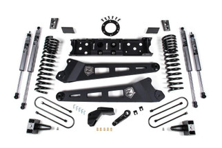 Zone Offroad 2019 Ram 3500 4.5in Radius Arm 3in Rear Block w/o Overload - Fox Shocks - 8-Bolt T-Case
